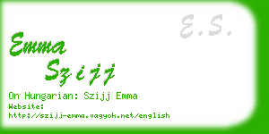 emma szijj business card